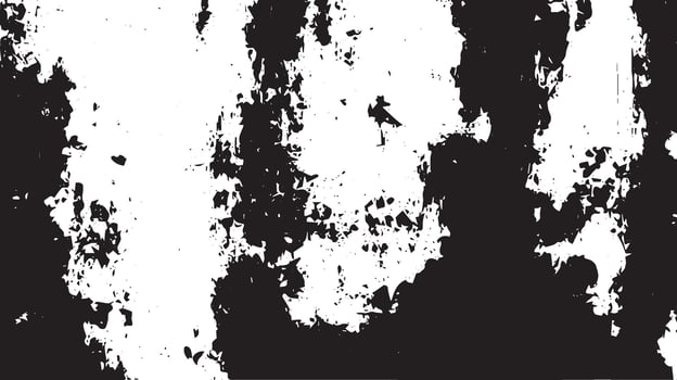 Grunge Black and White Peeling Paint Texture for Distressed Backgrounds and Artistic Designs vector