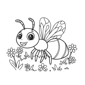 Adorable Ant Illustrations for Kids Capturing Whimsical Garden Adventures vector