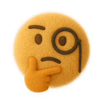 A yellow emoticion with a magnifying glass png