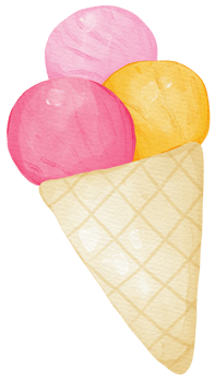 Ice cream summer dessert png