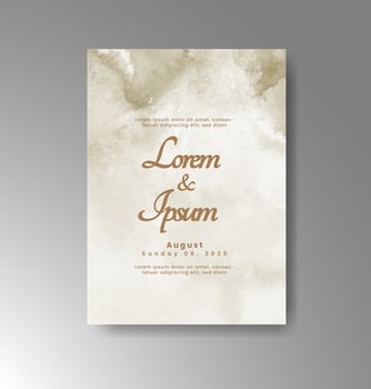 Abstract colors in bloom on wedding stationery. vector