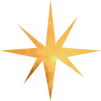 The moon light star shape png