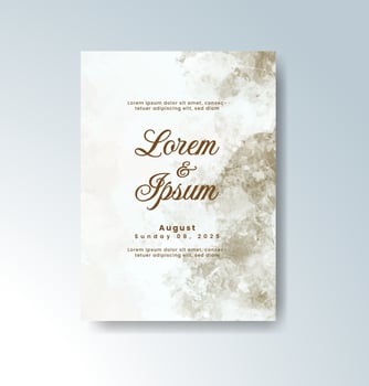 Abstract textures and splashes bring the wedding card to life. vector