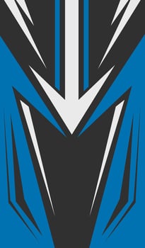 Sports Team Jersey Design with Geometric Arrow Pattern. vector