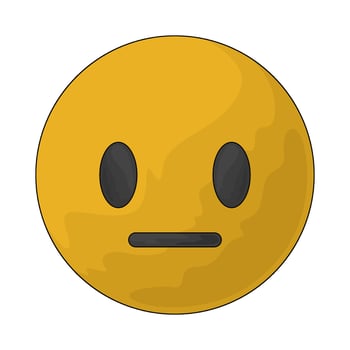 Feedback flat face vector