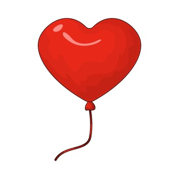 Wedding balloon illustration vector