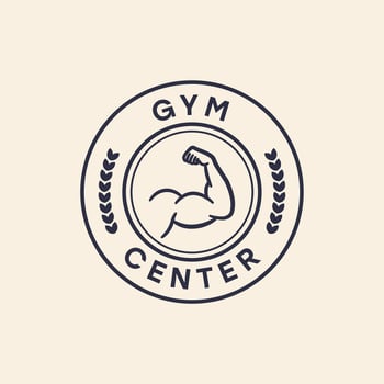 Fitness Aerobics Gym Elements and Fitness Icons Illustration can be used as Logo or Icon in premium quality vector