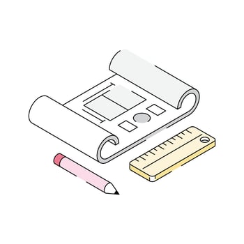 Premium isometric outline icon prototype, easy to edit vector