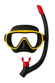 Snorkeling Mask and Snorkel Set Isolated on Transparent Background, png