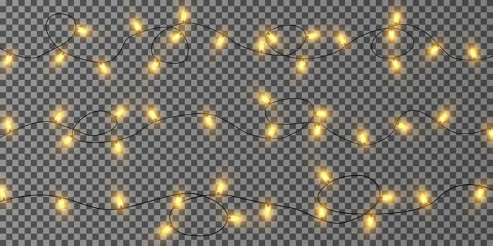 Twinkling String Lights Delightfully Soft Glow Decorations Perfect for Any Special Occasion or Celebration vector