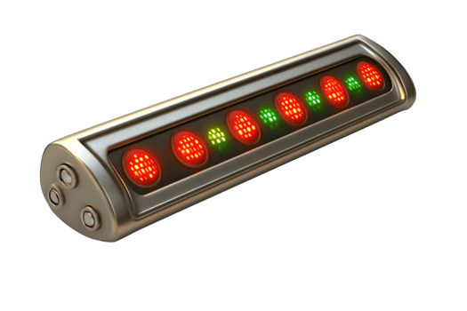 LED Indicator Panel with Red and Green Lights for Industrial Use png