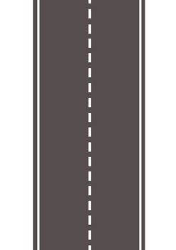 an empty road with white lines png