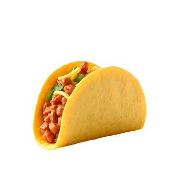 Crunchy Taco Shell snack png