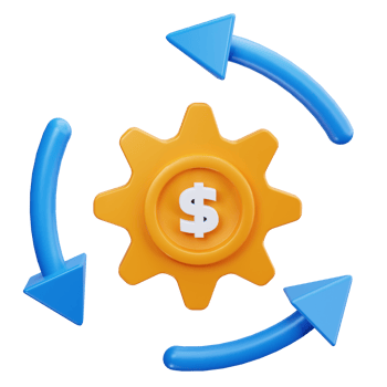 Payment Process 3D Icons png