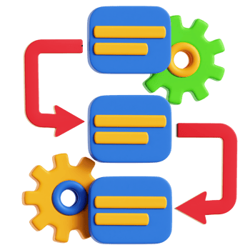 Workflow Process Gear png