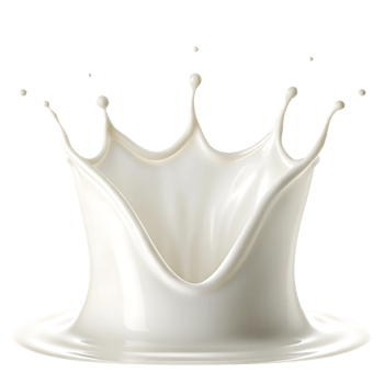 Milk crown splash, creamy texture, dairy product png