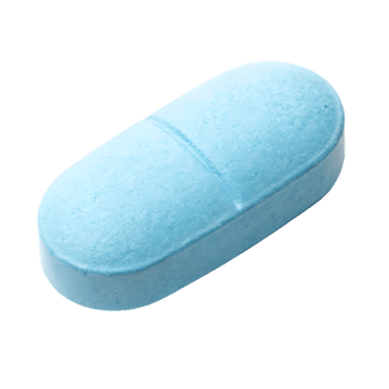 Single light blue pill, medicine, healthcare. png