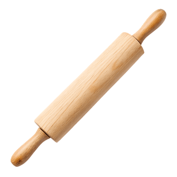Wooden rolling pin png