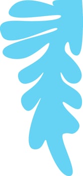 Abstract Plant Form vector