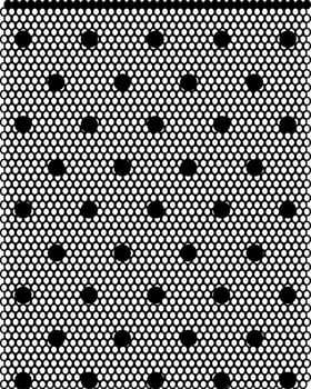 Abstract Polka Dot Lace Pattern vector