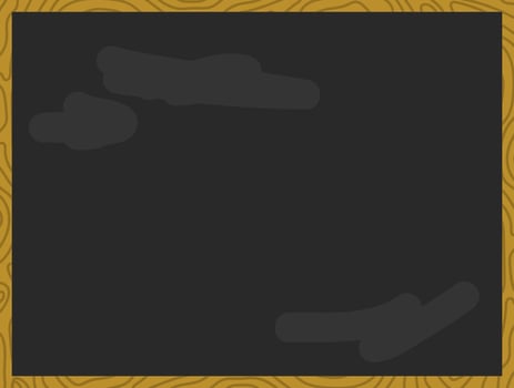 Hand Drawn Blackboard Frame vector
