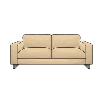 living room sofa illustration vector