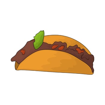 delicious tacos illustration vector