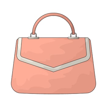 pink handbag illustrations vector