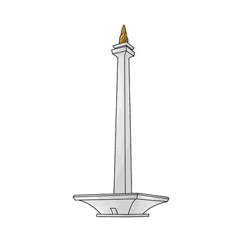 illustration of a monas vector