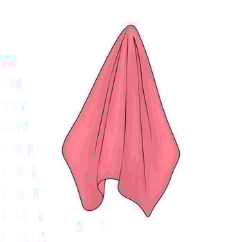 Barbershop towel illustration vector
