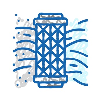 filter air icon doodle illustration vector