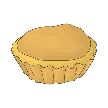 Sweets pie illustration vector