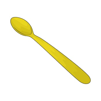 Kids spoon illustration vector