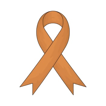 Motivation ribbon illustration vector