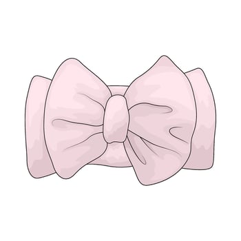 Baby ribbon illustration vector