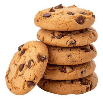 very Nice chocolate chip cookies png