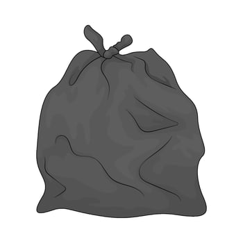 garbage bags illustrations vector