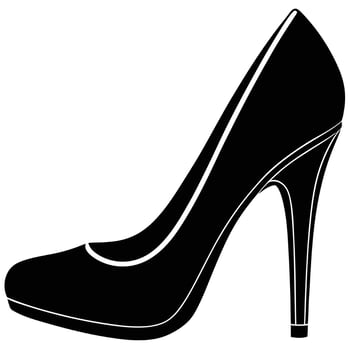 High heel shoes clipart vector