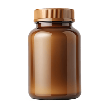 brown bottle of medicine png