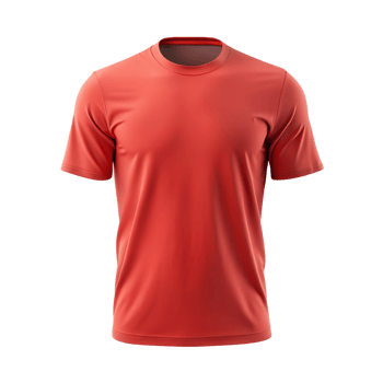 blank red t shirt mockup png
