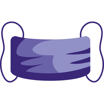 medical surgical face mask isolated png