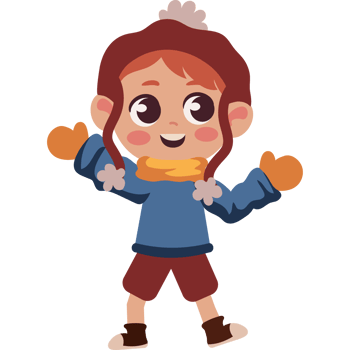 boy wearing autumn clothes isolated png