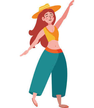 woman wearing fashion summer clothes isolated png
