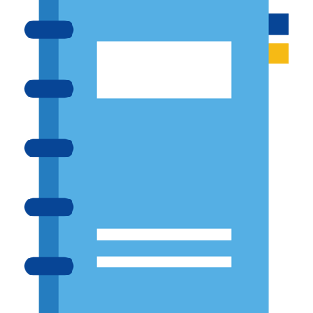 diary office supplies isolated design png
