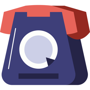 phone office supplies isolated icon png