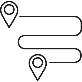 destination location pin icon line style png