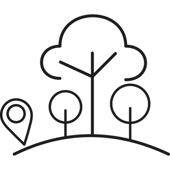 park location pointer icon line style png