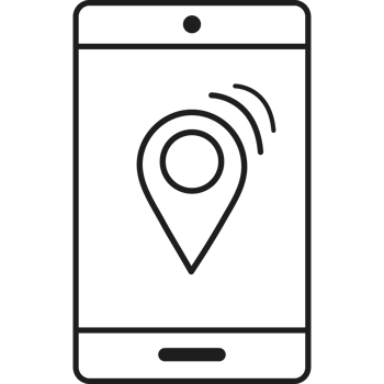 phone location app icon line style png