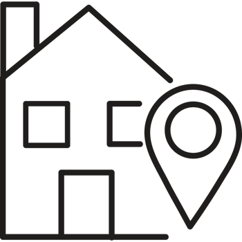 house location pointer icon line style png