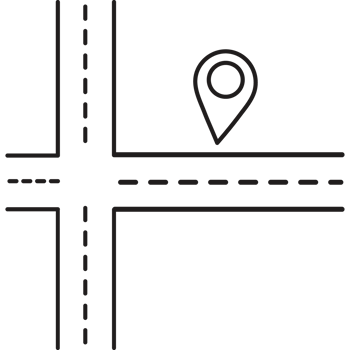 gps street location pin icon line style png